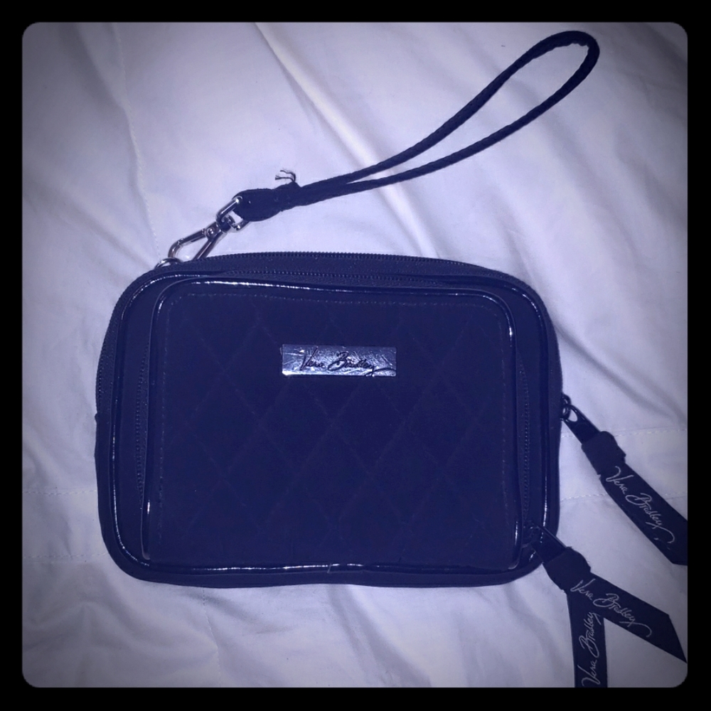 Vera Bradley black wristlet